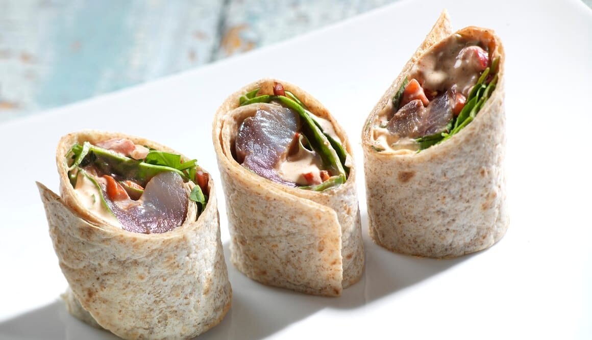 Spicy wrap med matjessild