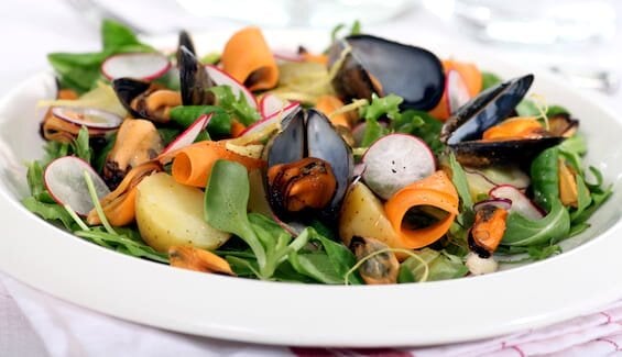 Blåskjellsalat
