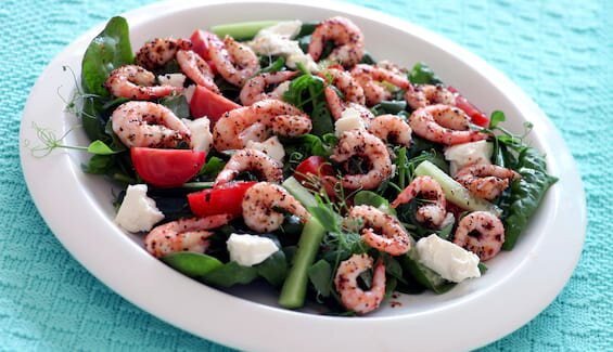 Rekesalat med fetaost