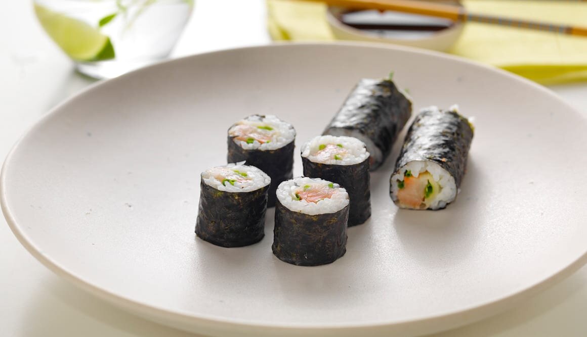 Hosomaki sushi med matjessild