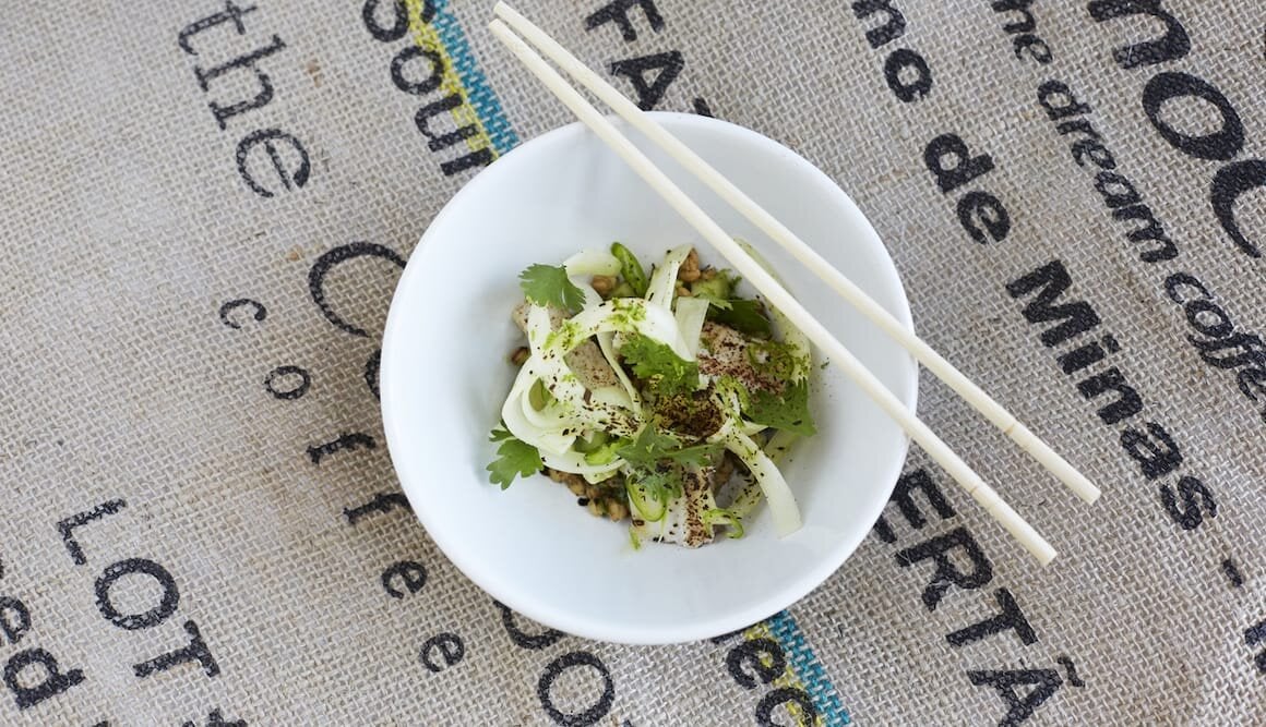 Sild med byggrynssalat