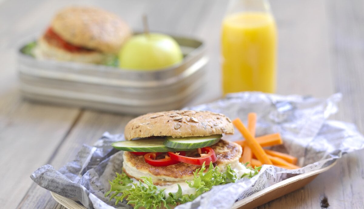 Sandwich med fiskekake