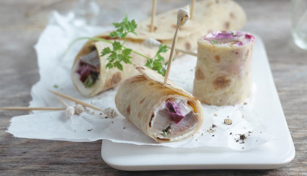 Lompe med matjessild