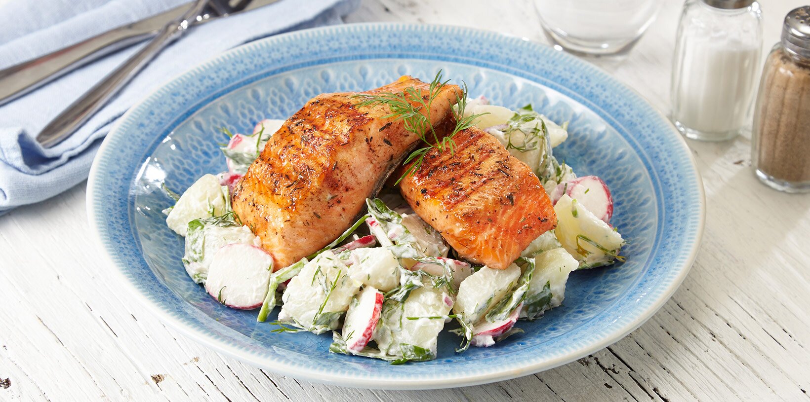 Krydret ørret på grill