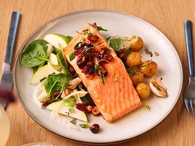 Ørret med fennikelsalat