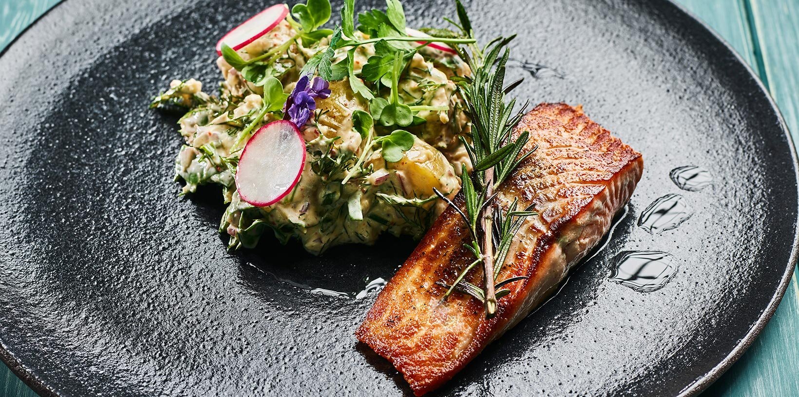 Pannestekt Ørret American style