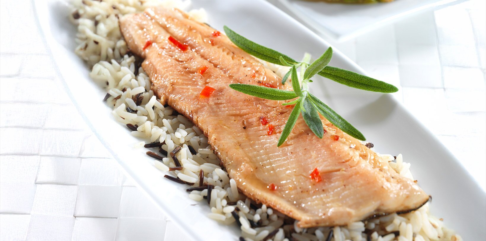 Stekt ishavsrøye med chilihonning