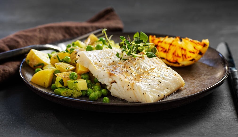 Klippfisk med grønn potetsalat