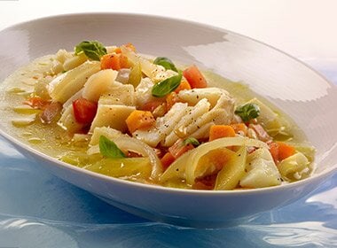 Klippfisk med rotgrønnsaker