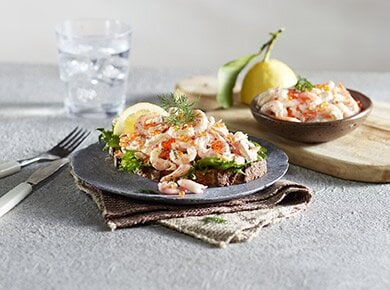 Skagenrøre på toast