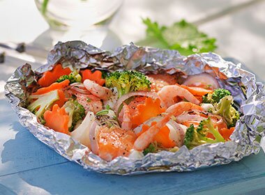 Havets skattkiste på grill