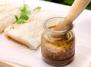 Honning og hvitløksmarinade