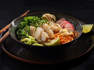 Ramen med torsk