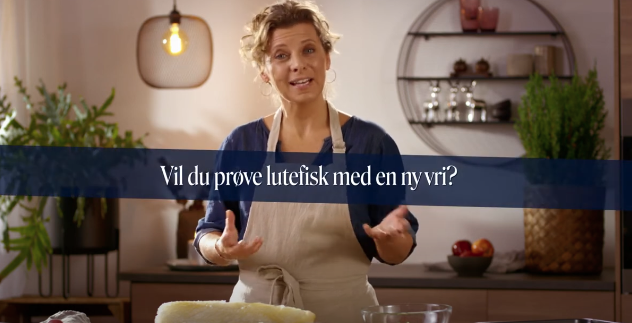 Lise lager lutefisk i video