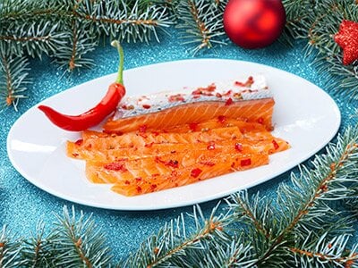 Gravet laks med chili