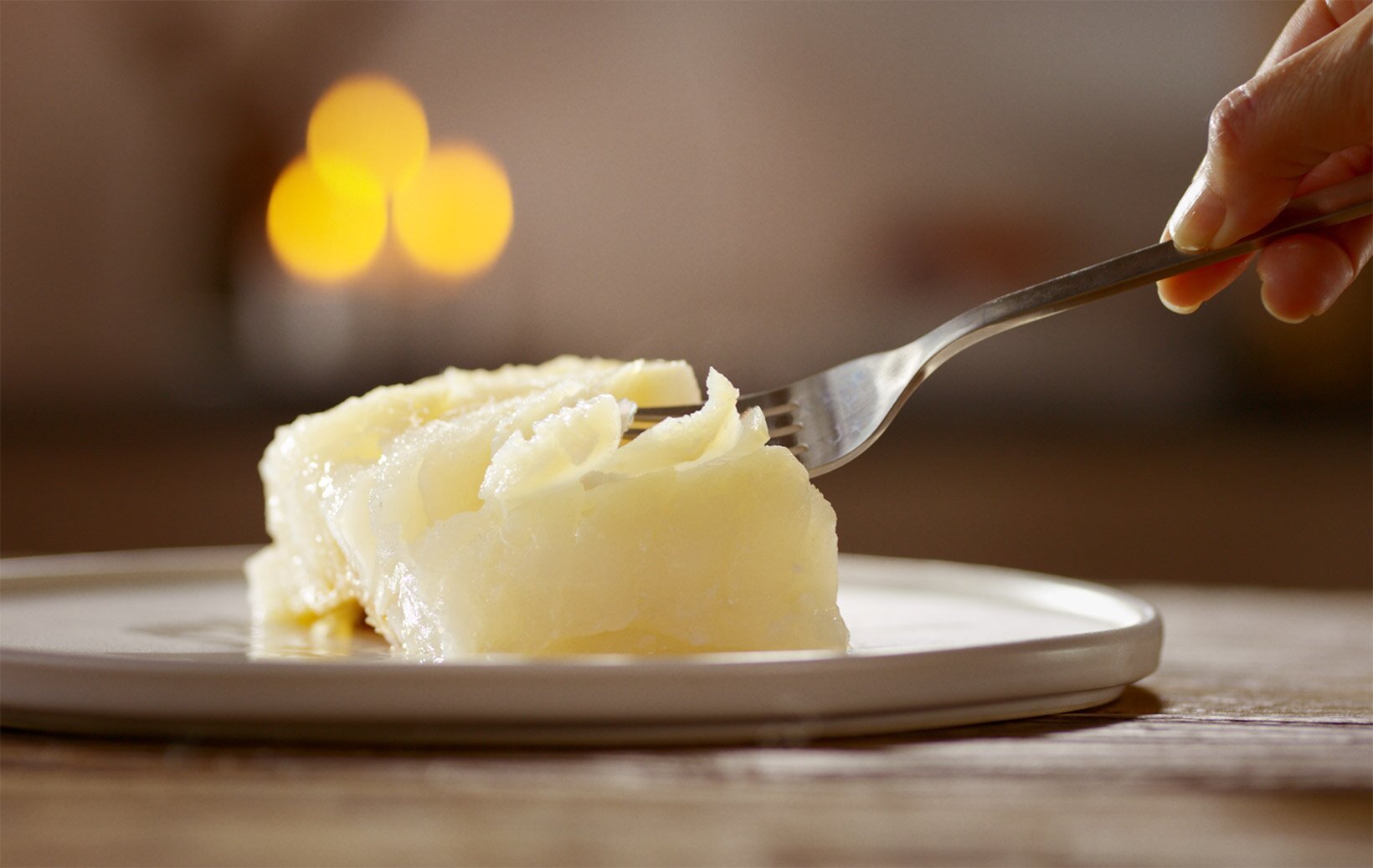 Lutefisk på tallerken