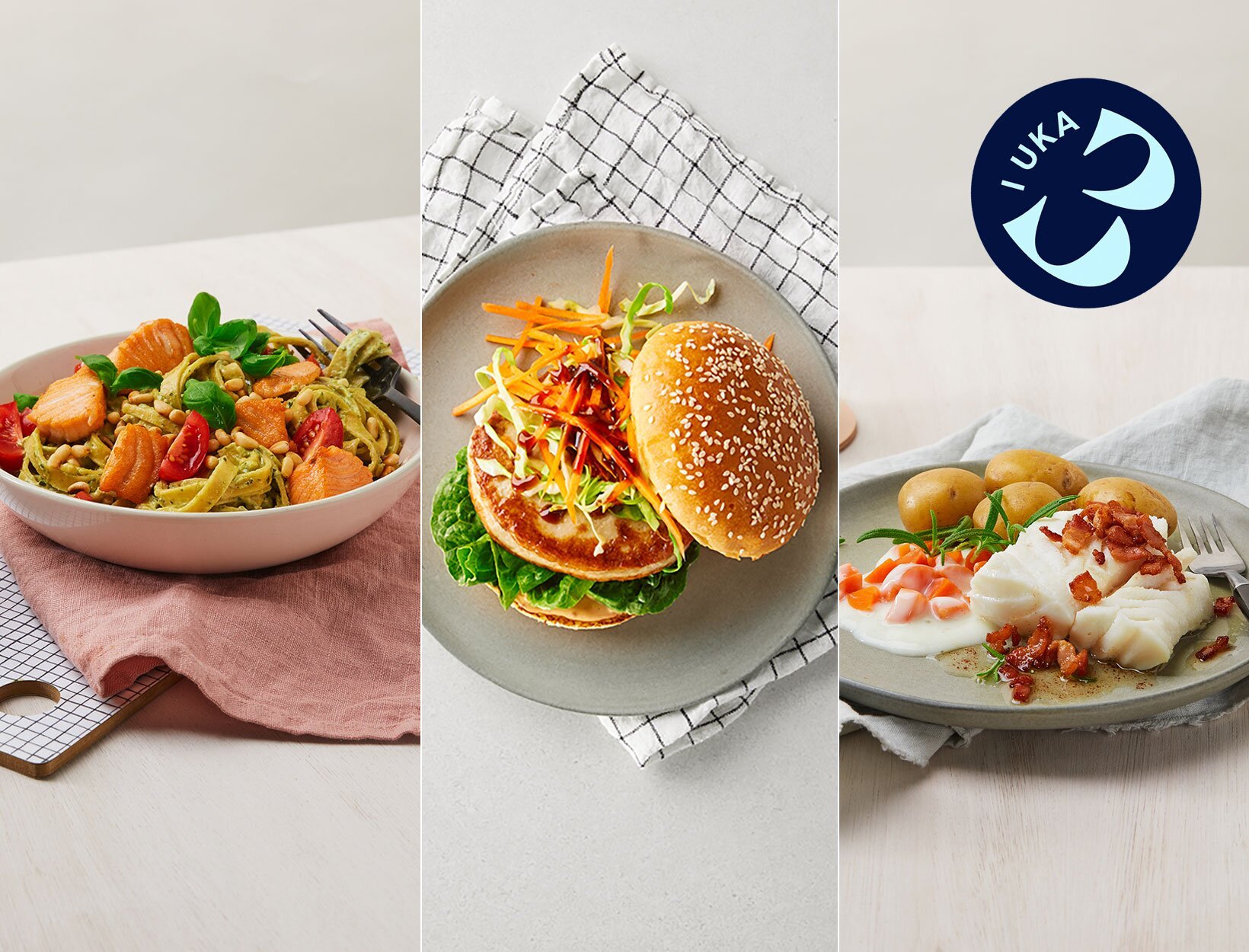 Sjømatmiddag 3 ganger i uka