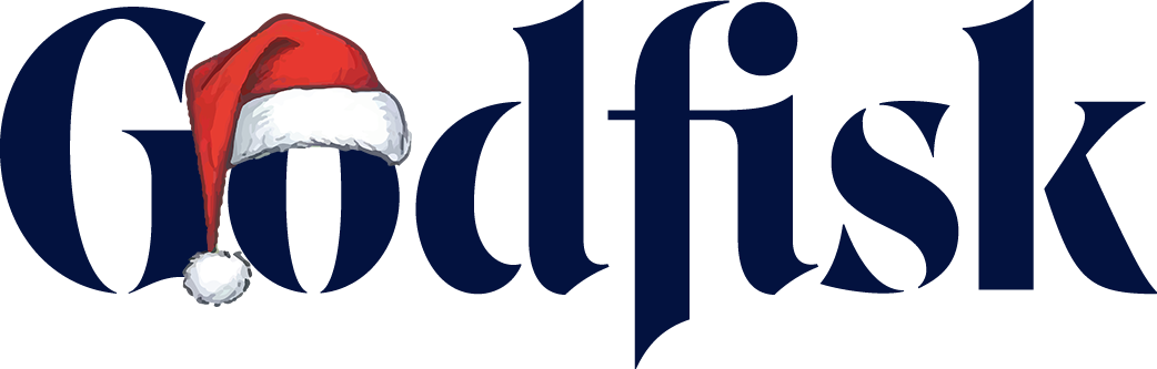 Godfisk logo med nisselue